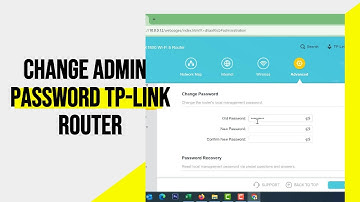 How to change admin password in TP-Link Router