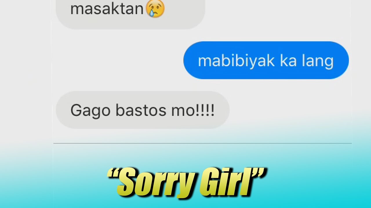 quot;Sorry Girlquot; Tagalog Lyric Prank  YouTube