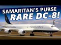 Rare douglas dc8 still flying samaritans purse dc8 and 757 at calgary airport 4k