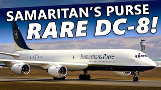 RARE DOUGLAS DC8 STILL FLYING! Samaritan's Purse DC8 and 757 at Calgary Airport! [4K]