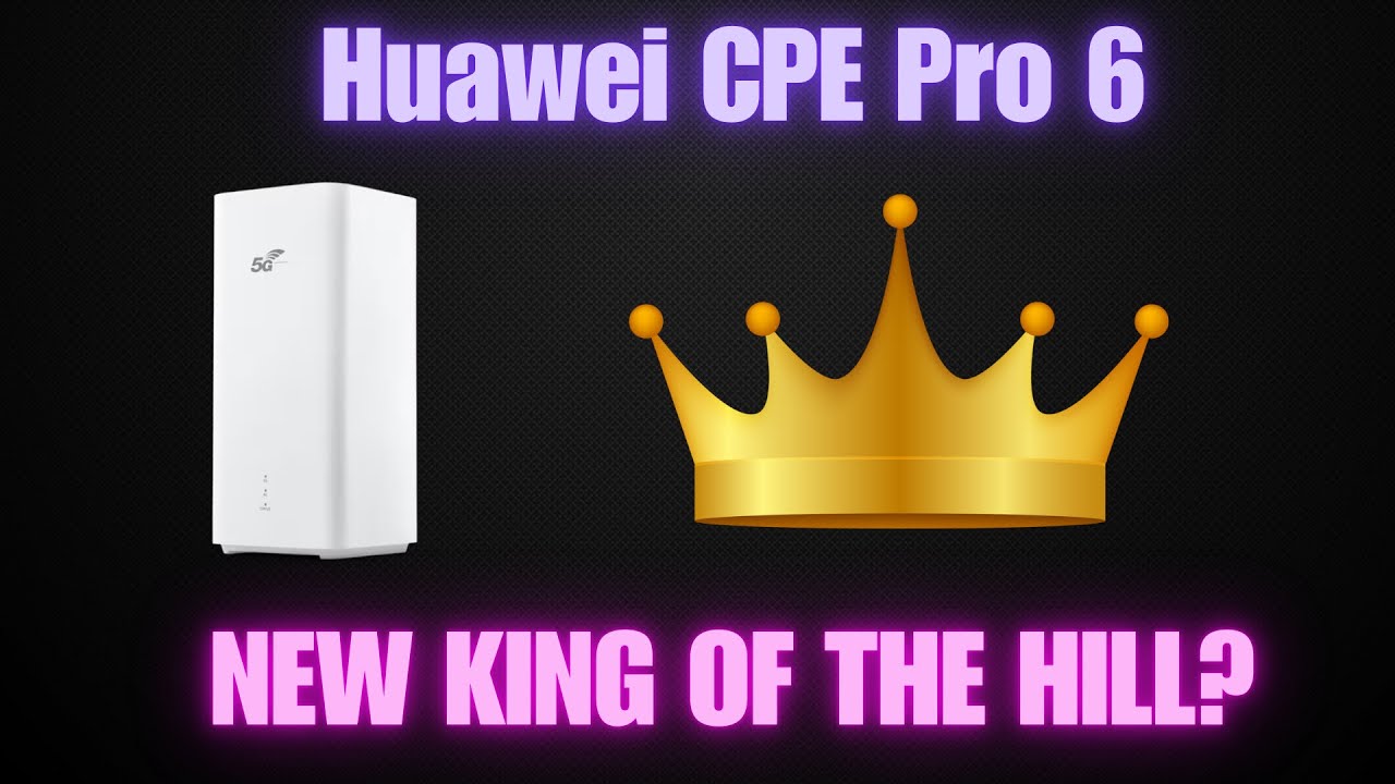 Huawei CPE Pro 6 (H165-383) 5.5G Router Review And Insane Speed Test ...