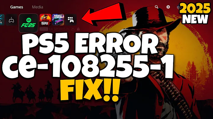 How To Fix PS5 Error Code CE-108255-1 in 2025 | PS5 An Error Occurred In The Application Fix in 2025