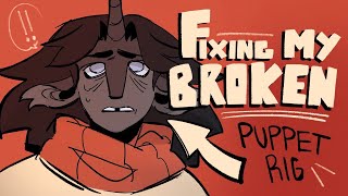 Fixing My BROKEN 2D puppet Rig