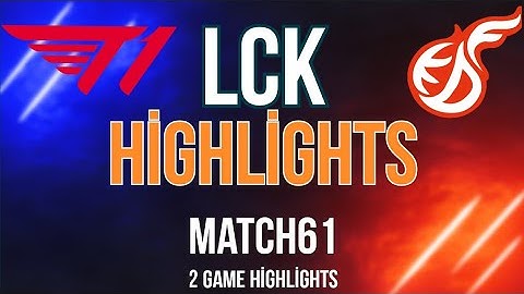 League of Legends KDF vs T1 Match61 Highlight 2023 LCK Spring Split