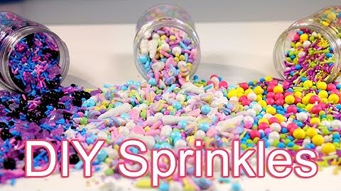 ♥DIY SPRINKLES!!  Galaxy Unicorn & Celebration!