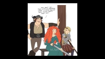 Astrid with Merida,from brave✨ #httyd #edit #brave