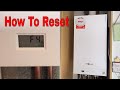 How To Reset Viessmann Vitodens 050 Combi Boiler - Service Mode and Gas Rate