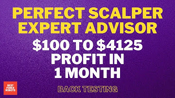 Perfect Scalper EA Forex MT4 Robot Back Testing | Best Forex Robots