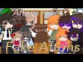 Aftons meet fake Aftons||Gacha Club Afton Family||FNaF||My AU