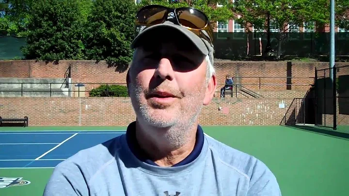 UNCG coach Jeff Trivette after College of Charleston
