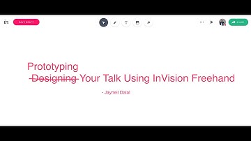 Prototyping Your Talk Using InVision Freehand
