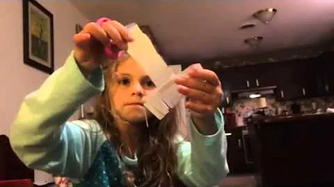 Lillie Grigsby playing teacher and goofing