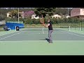 Tennis - Échange régularité