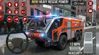 Fire Truck City Rescue Simulator - 911 US Emergency Fire Truck Driving 3D - Android Gameplay screenshot 5