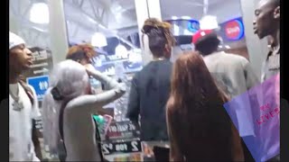 BIG TKB STANDING ON BIDNESS BEHIND THEIR GIRLS