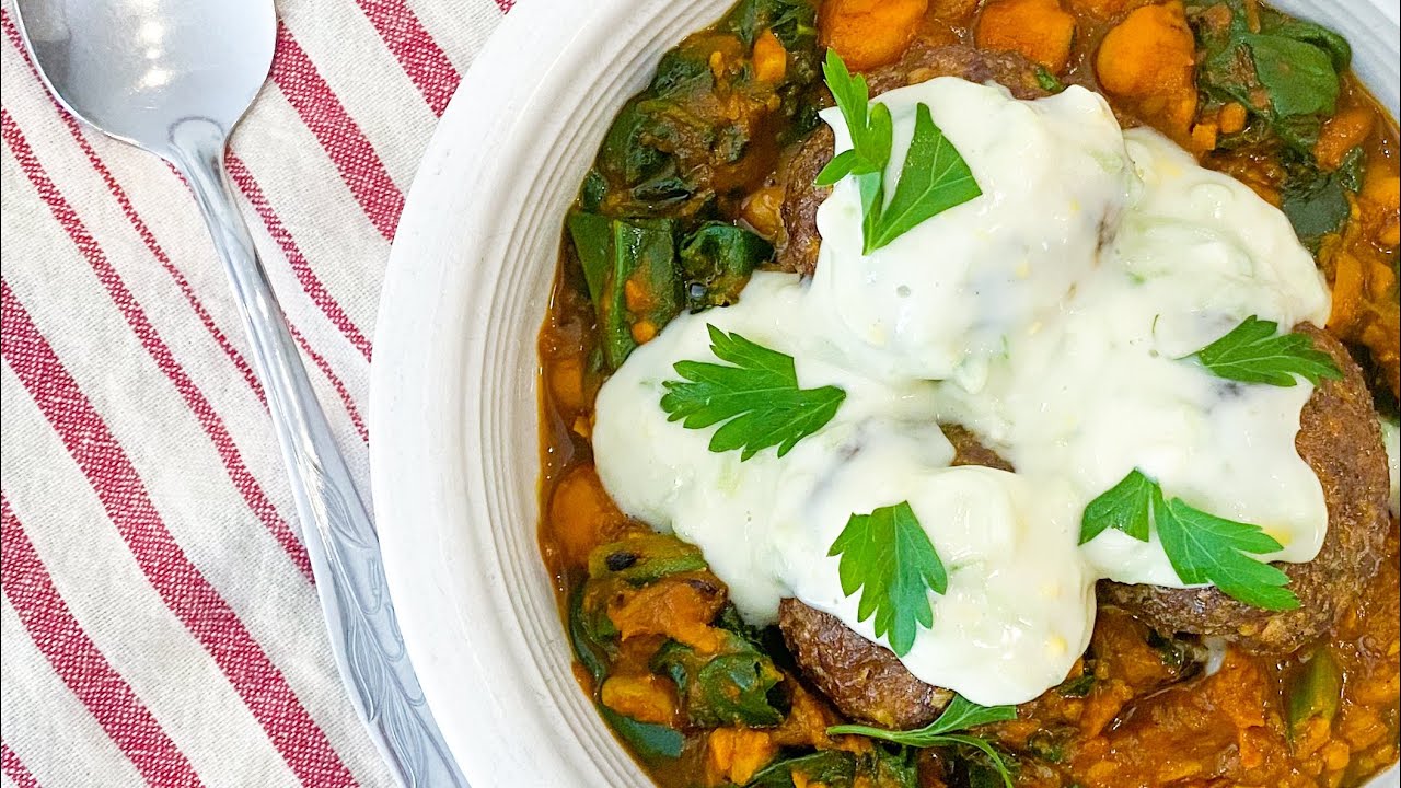 Spicy Meatballs Saucy Chickpeas Gluten Free Dairy Free Dinner YouTube