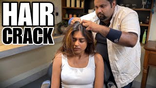 Asmr Instant Pain Relief Hair Crack Head Massage By Indian Barber Shamboo Stress Relief Therapy