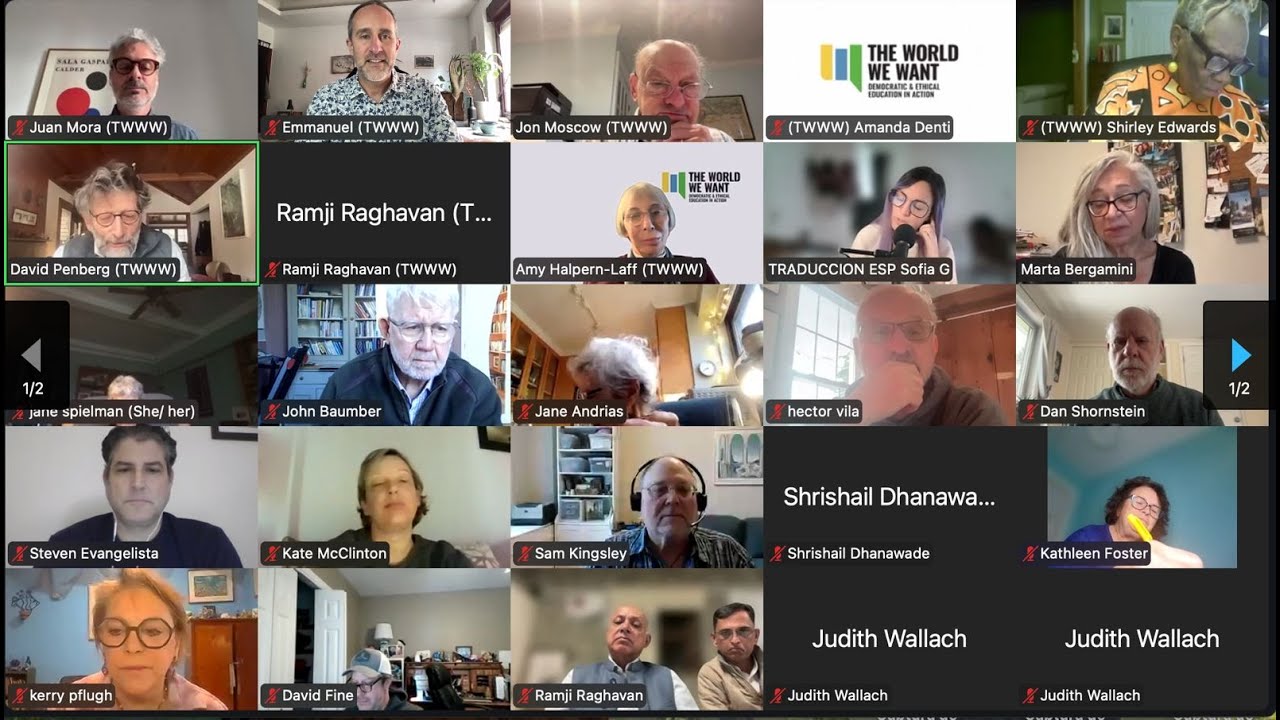 The World We Want: 1st Salon Nature, Place, and Education with Ramji Raghavan and Juan Mora y Araujo