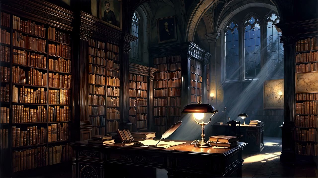 Classical Music for Studying : Dark Academia Library - Piano & Cello Focus