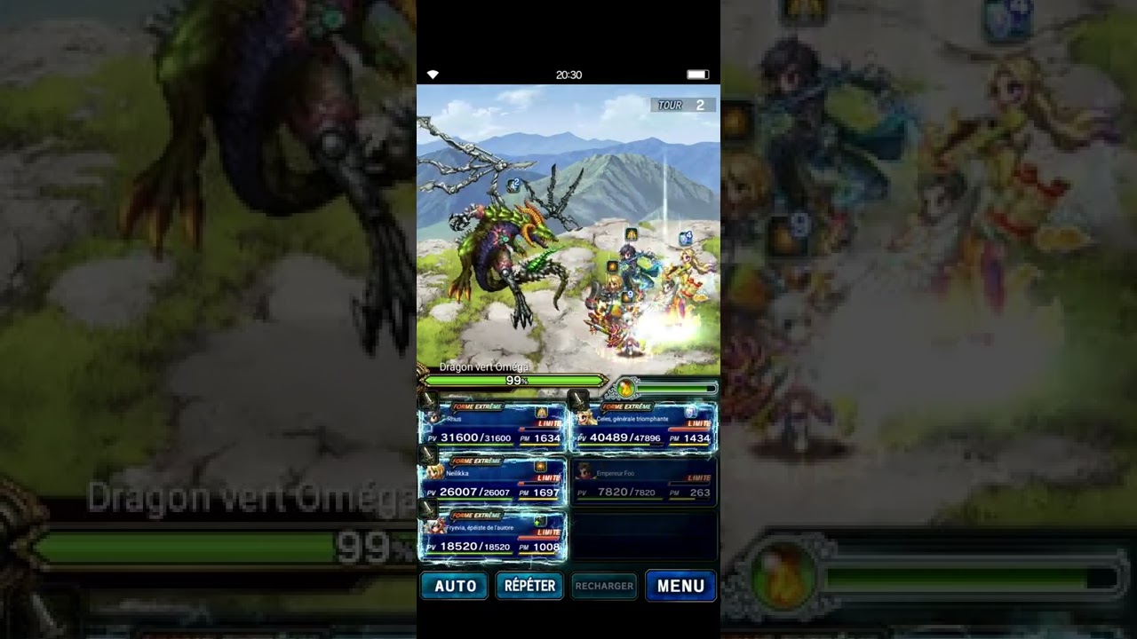 FFBE - Rhus & Neilikka Vs. Consumed Omega Spawn