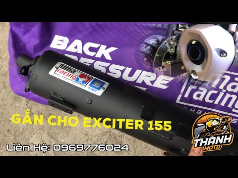 Video Lên cây pô Uma hàng Real cho Exciter 155. Tiếng pô ấm,... - youtube