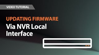 How to Upgrade Camera Firmware via Wisenet NVR Local Interface