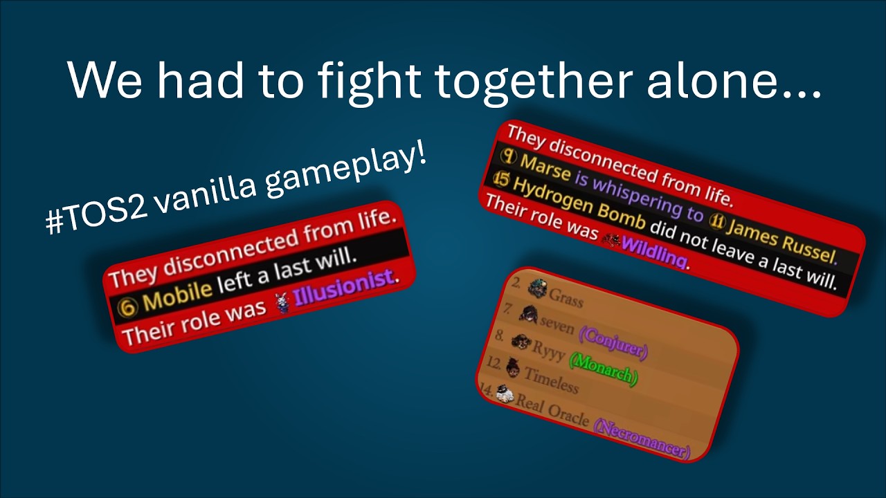 This is gonna be tough... - #tos2 Town Of Salem 2 #28