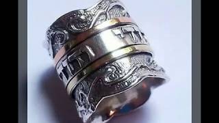 Gorgeous Israeli Jewelry Spinner Rings Meditation Rings
