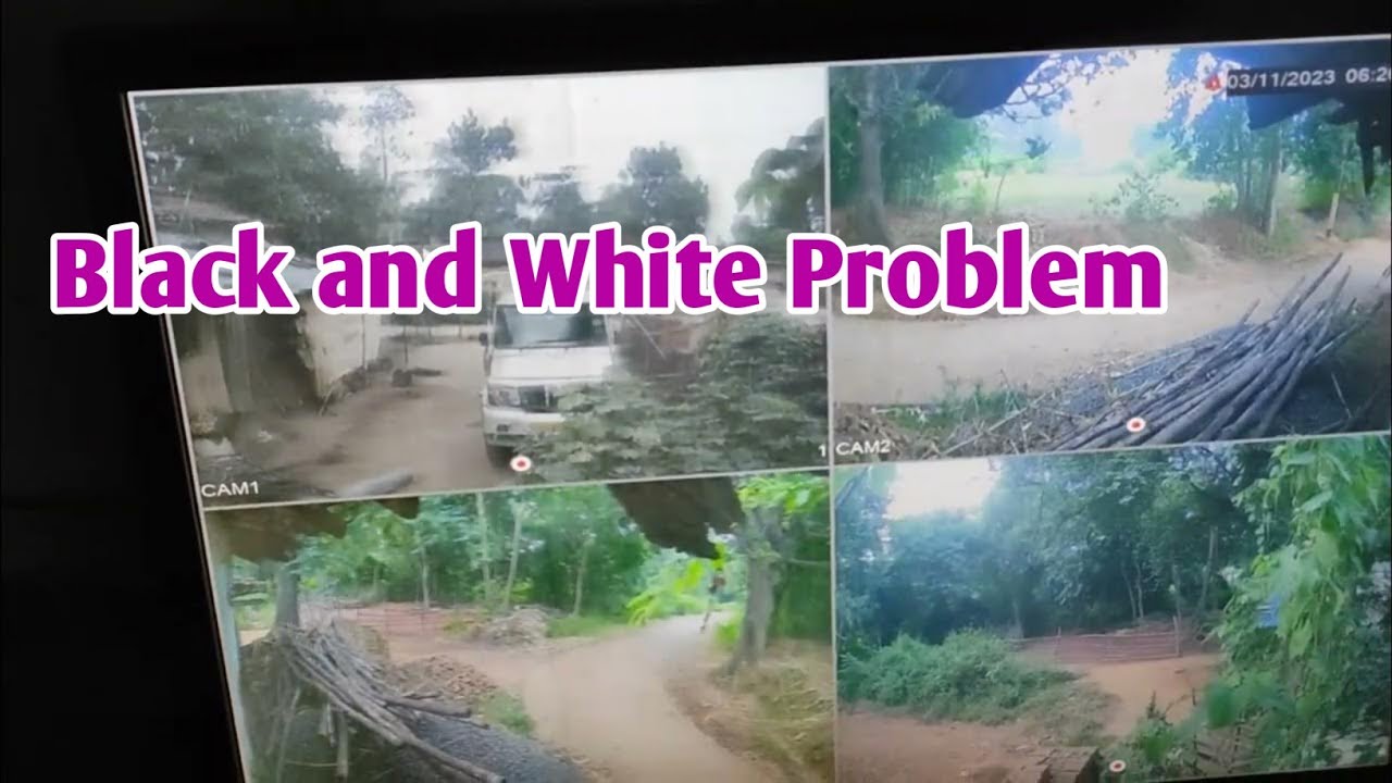 CP Plus CCTV Camera Black And White Problem YouTube