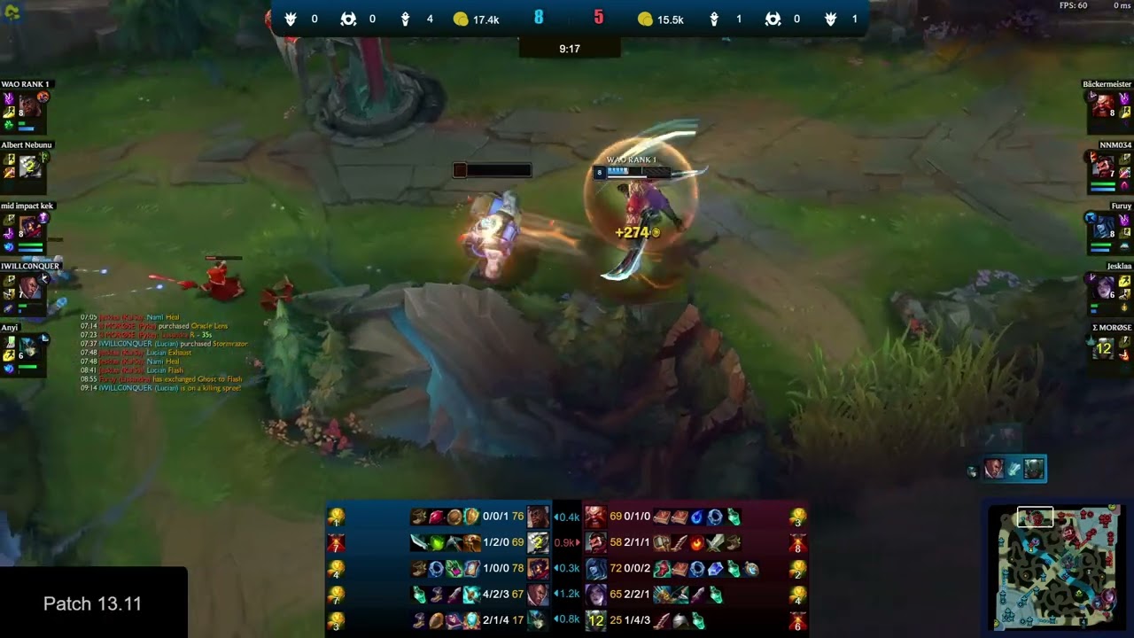 🔹[NORD] Wao🔹[NNO] Matisl -VS- 🔸[TDS] Furuy🔸[LDLC] Jeskla - LoL Ranked Replay