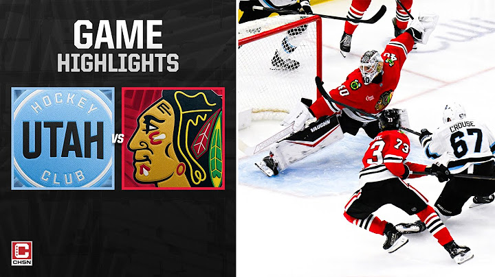 Chicago Blackhawks VS. Utah Hockey Club - Game Highlights | CHSN Chicago Blackhawks