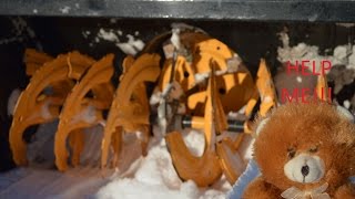 Snowblower VS Teddy Bears