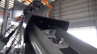 Printed film recycling machine