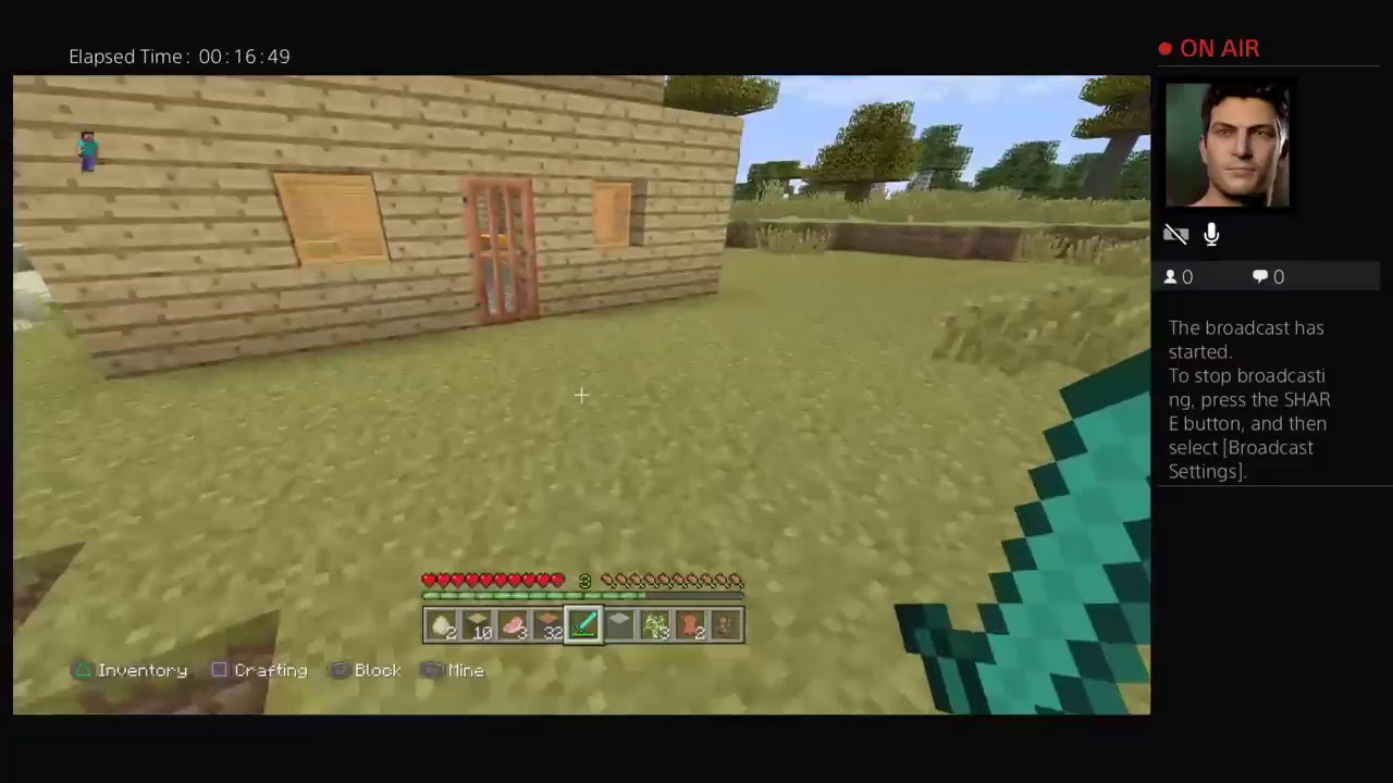 Minecraft Ps4 Edition Let's play W/commentary LiveStream - YouTube