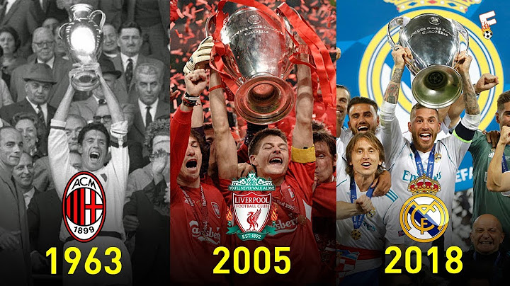 UEFA Champions League Winners 1956 - 2018 ⚽ Footchampion