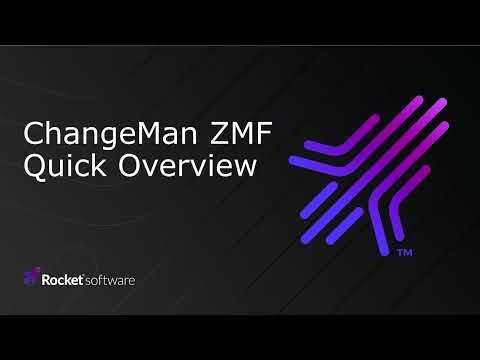 ChangeMan ZMF Overview - video from jBASE