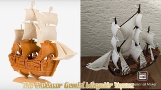 3D Yazici İle Mi̇nyatür Gemi̇ The Endeavor Yapimiayrintili Yapim