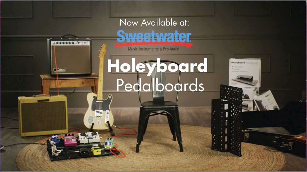 The Holeyboard 123 Pedalboard, now available at Sweetwater! YouTube