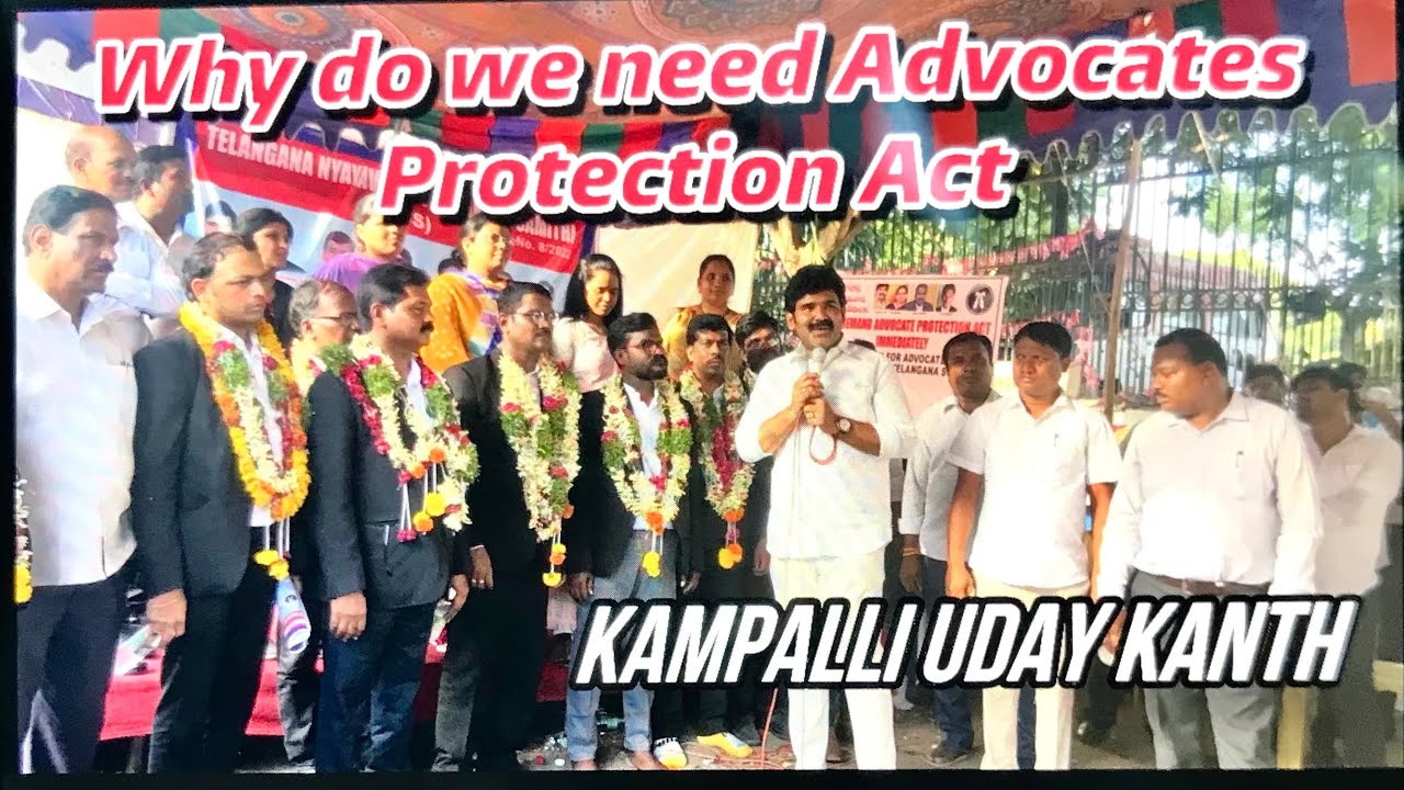 Why do we need Advocates Protection act ? Advocate Uday Kanth | Vice-Chairman Legal Cell-TPCC