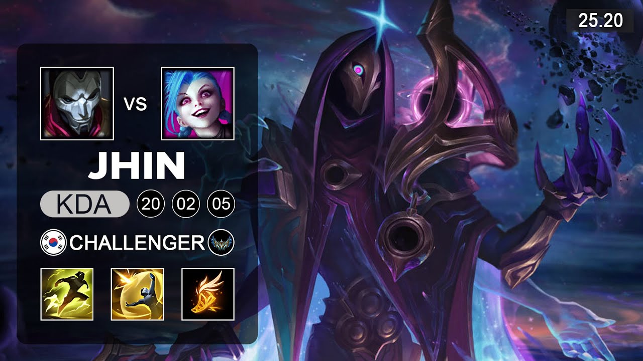 Jhin vs Jinx ADC - KR Challenger - Patch 25.20 Season 15