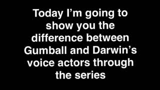Gumball and Darwin’s Voice Actor Comparison