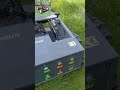cordless caterpillar tank lawn mower by Vigorun, Vigorun remotely controlled lawn cutting machine