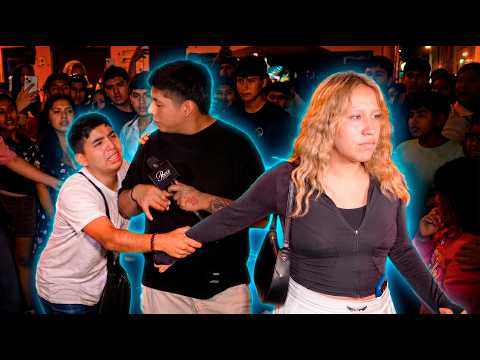 Boyfriend loses his dignity and begs his girlfriend not to leave him