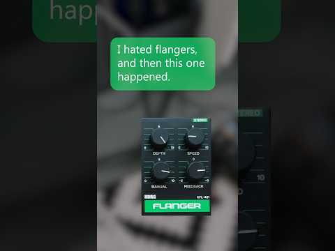 Flanger? Tasty modulation beyond lo-fi! Korg KFL-401 Stereo Flanger #guitar #pedal #effect #analog