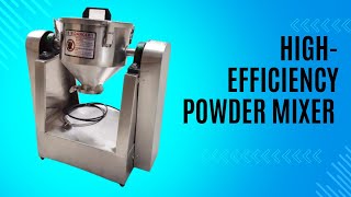 High-Efficiency Powder Mixer for Food \& Chemicals!