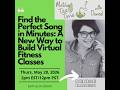 WEBINAR - Find the Perfect Song in Minutes: A New Way to Build Virtual Fitness Classes.