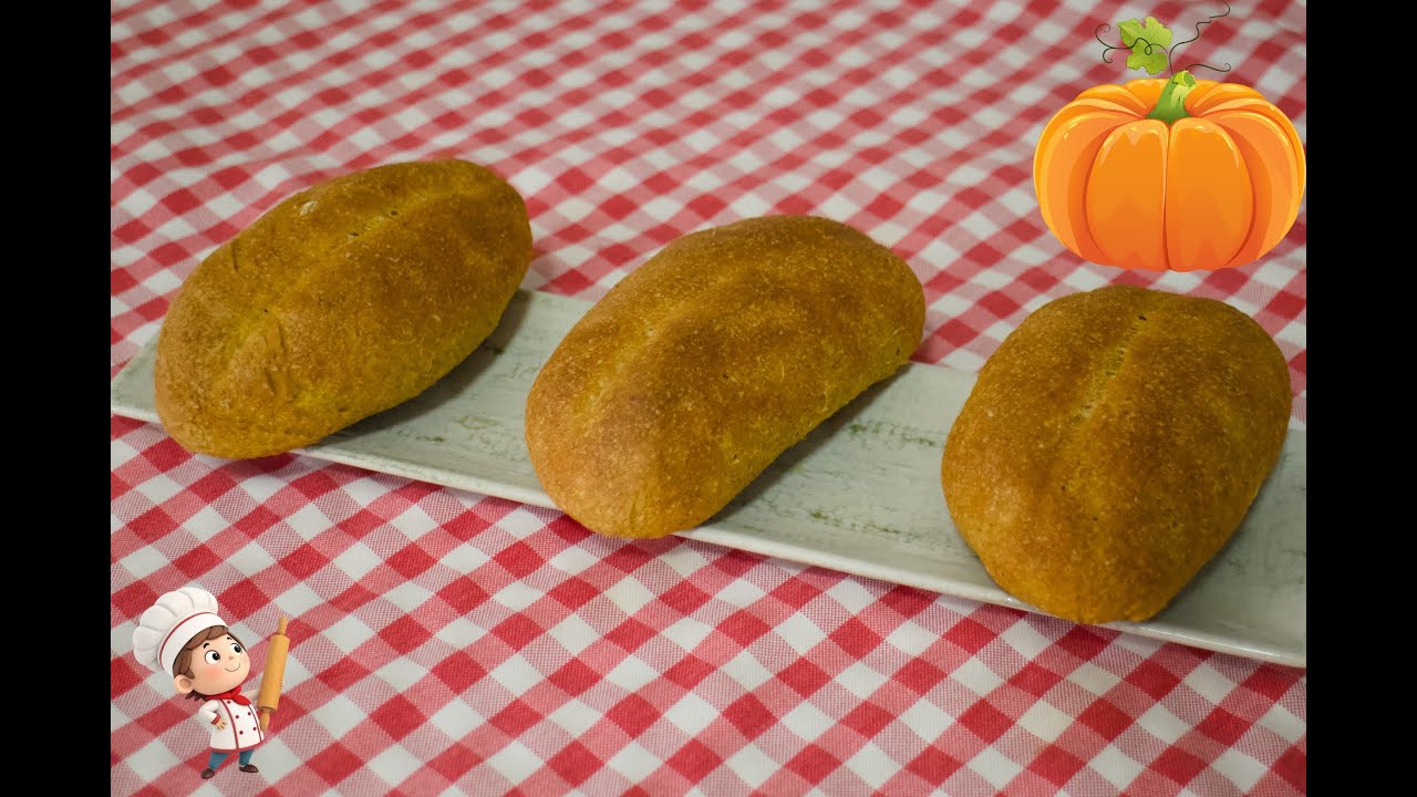 Pulguitas de pan con  calabaza, receta de invierno,  pan extra tierno y riquísimo 😋😋😋🤤