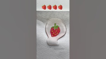 Easy Strawberry 🍓 drawing | kids easy art #shorts #easydrawing #drawing #kids #strawberry #art