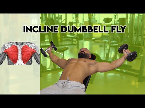 incline dumbbell fly (Üst Göğüs Açış Hareketi )