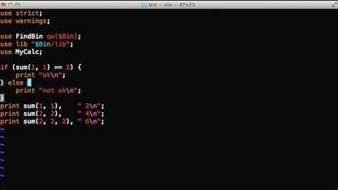 Introducing Test::Simple for testing Perl programs